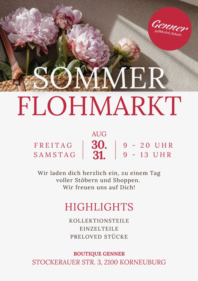 Boutique Genner Flohmarkt Sommer